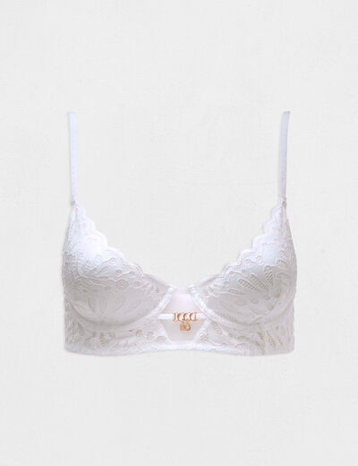 Soutien-gorge coques ivoire femme