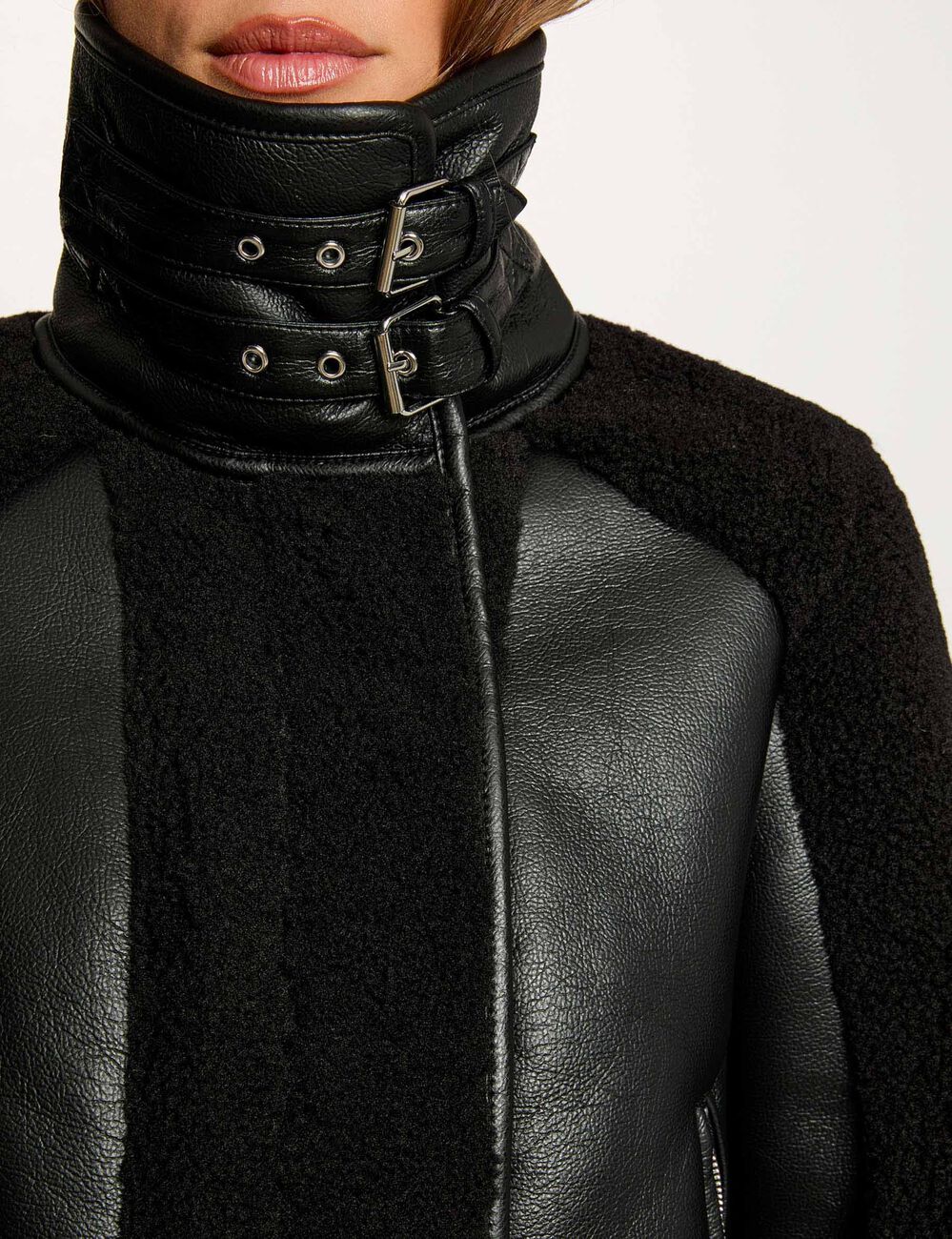 manteau court col tailleur noir femme Manteau court col tailleur noir femme