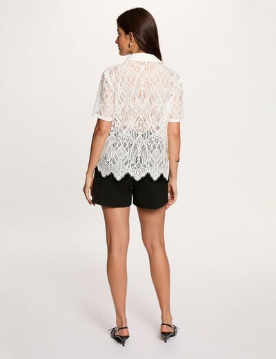 High-waist short zwart vrouw