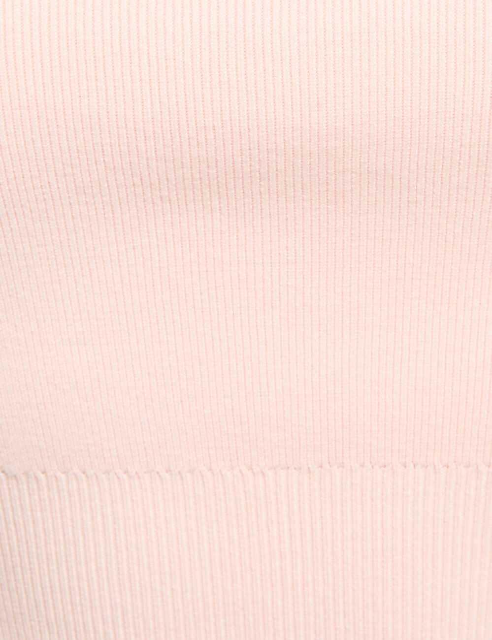 Getailleerde tanktop met vierkante hals pastelroze vrouw