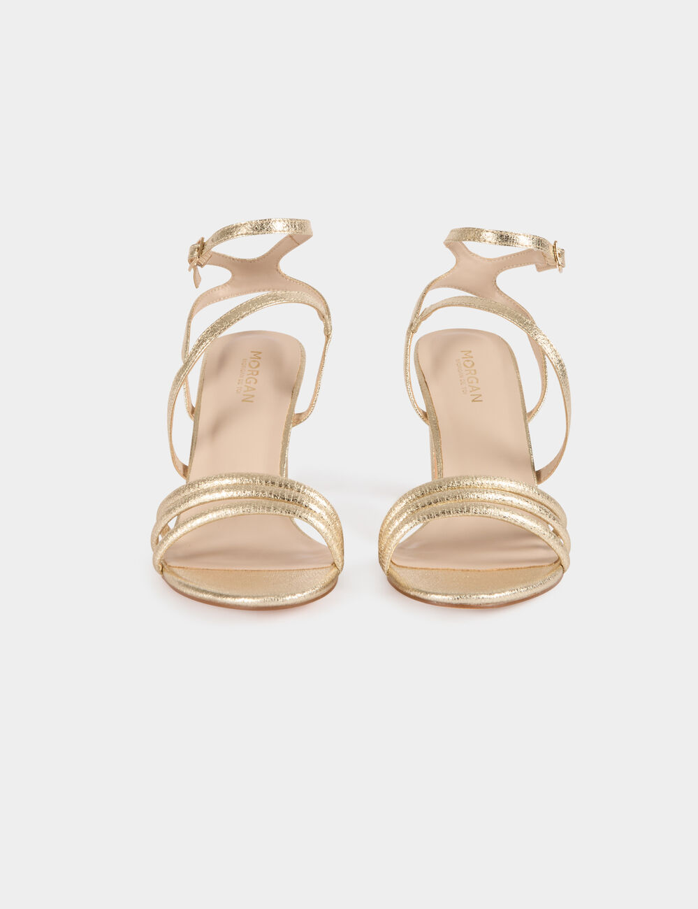 Gouden sandalen goudgeel vrouw