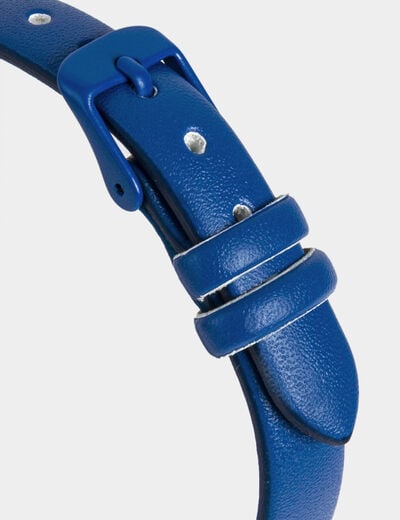 Montre bleu femme