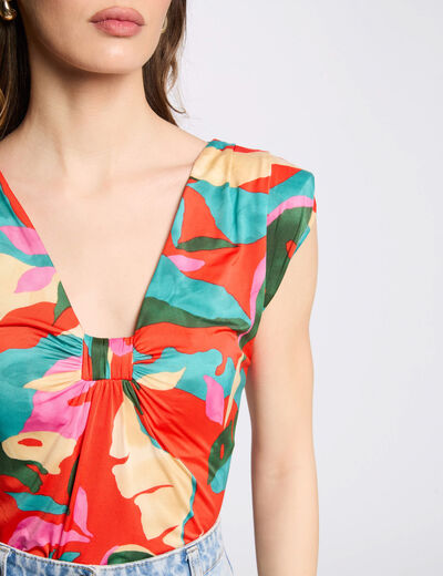 Débardeur sans manches multicolore femme