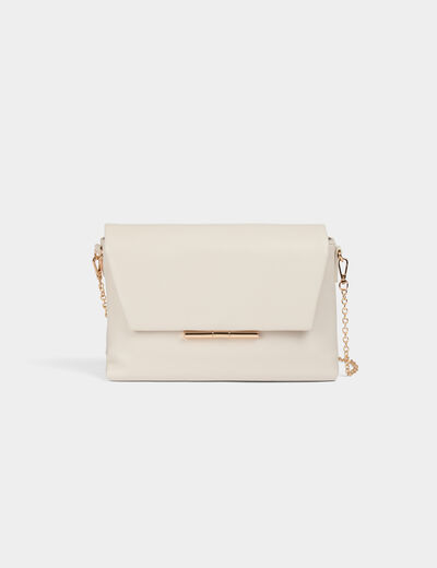 Sac pochette ivoire femme