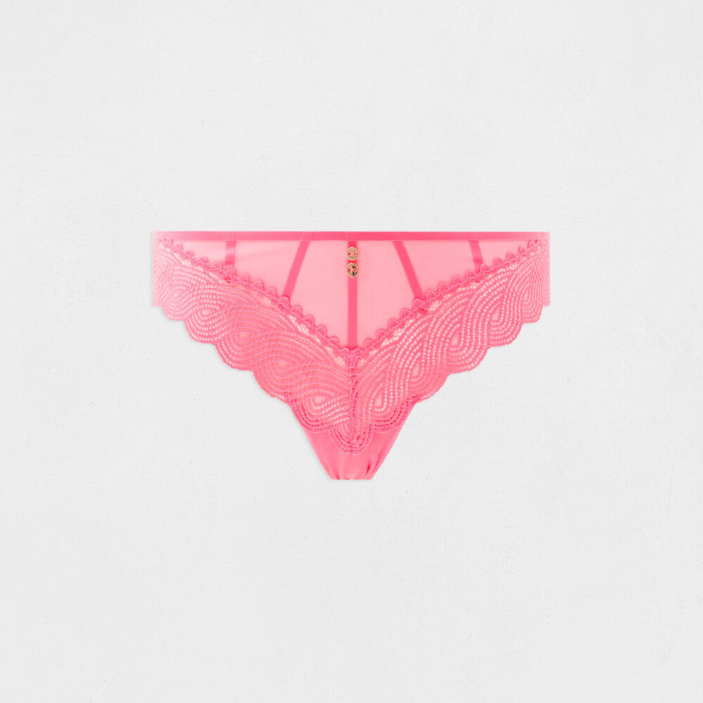 Slip van kant roze vrouw