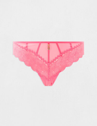 Slip van kant roze vrouw