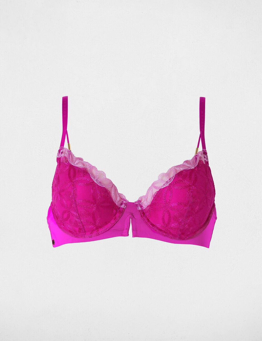 Beha met kanten cups paars vrouw