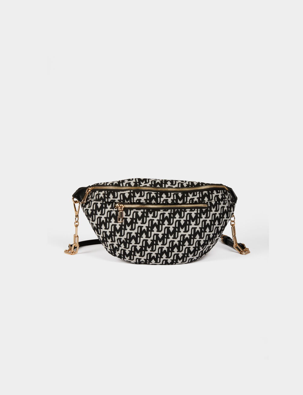 Sac banane monogramm&eacute; noir femme