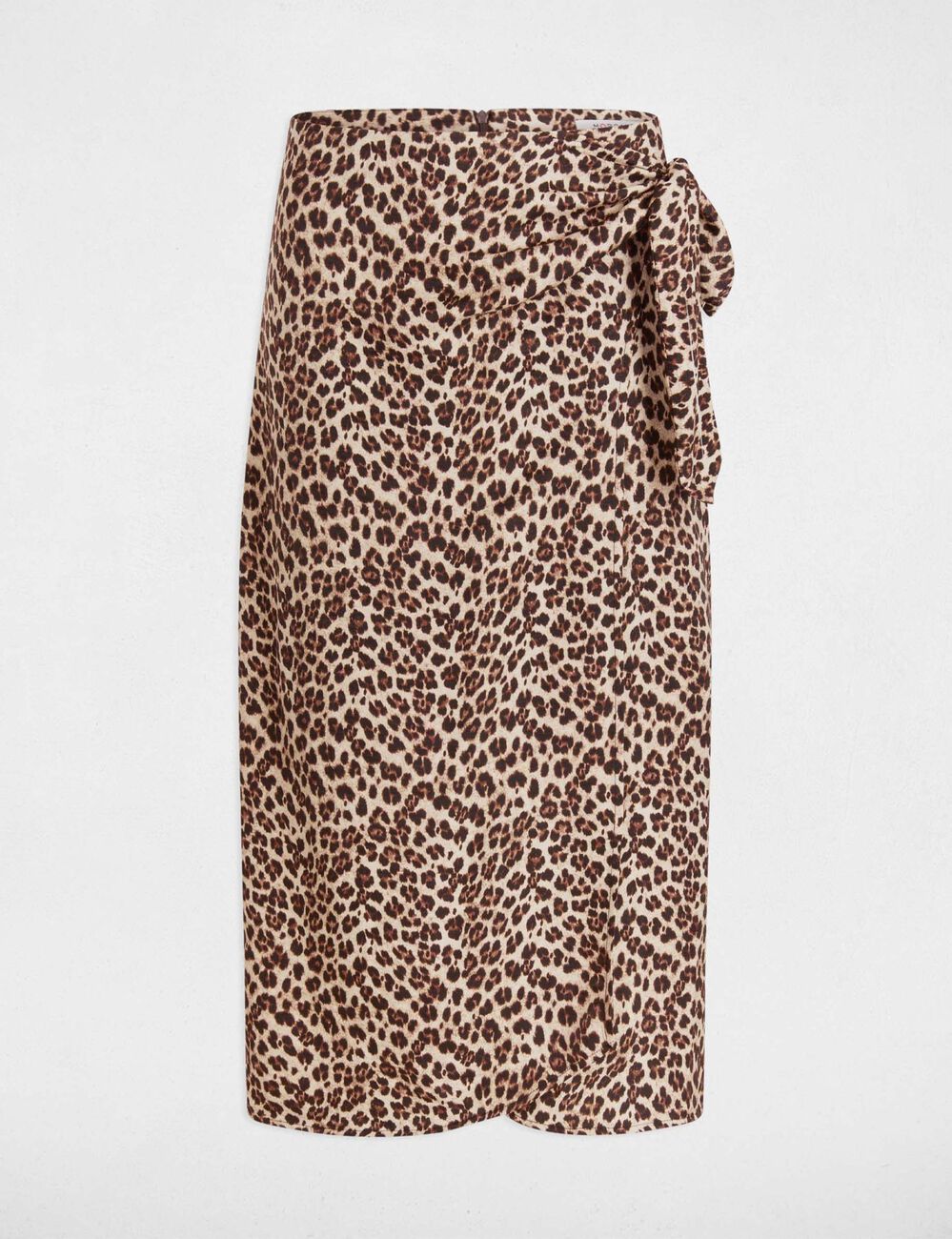Jupe midi imprimée multicolore femme