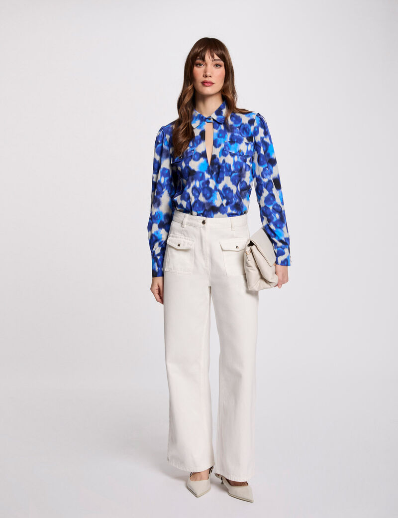 blouse manches longues multicolore femme Blouse manches longues multicolore femme