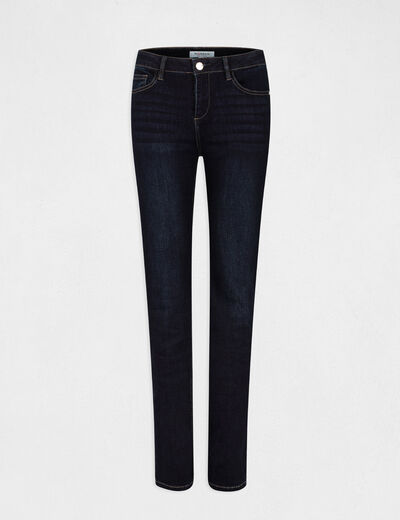 Jeans regular taille standard jean brut femme
