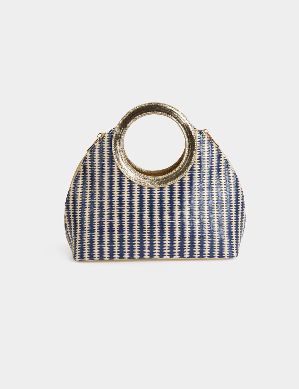 Tas met rond handvat meerkleurig vrouw