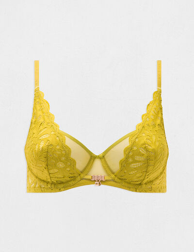 Soutien-gorge armatures vert femme