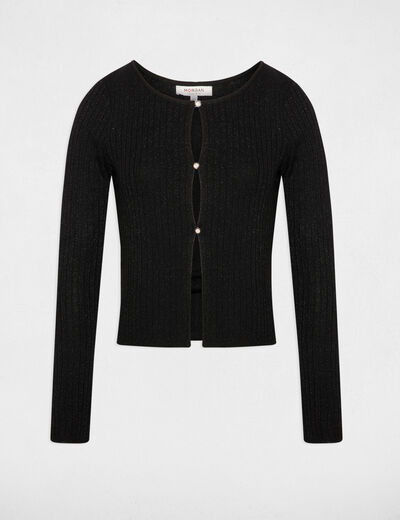 Vest met lange mouwen zwart vrouw