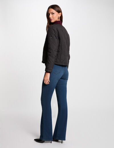 Doudoune courte noir femme