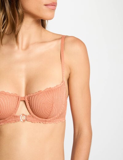 Beugelbeha marron clair vrouw