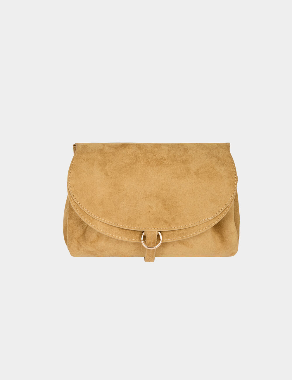 Soepele su&egrave;delook tas beige vrouw