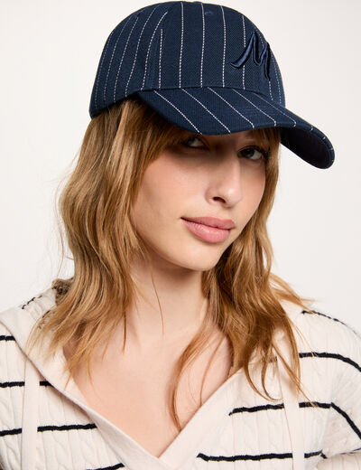 Gestreepte pet marineblauw vrouw