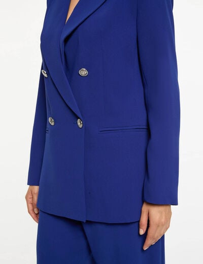 bleu pétrole vrouw