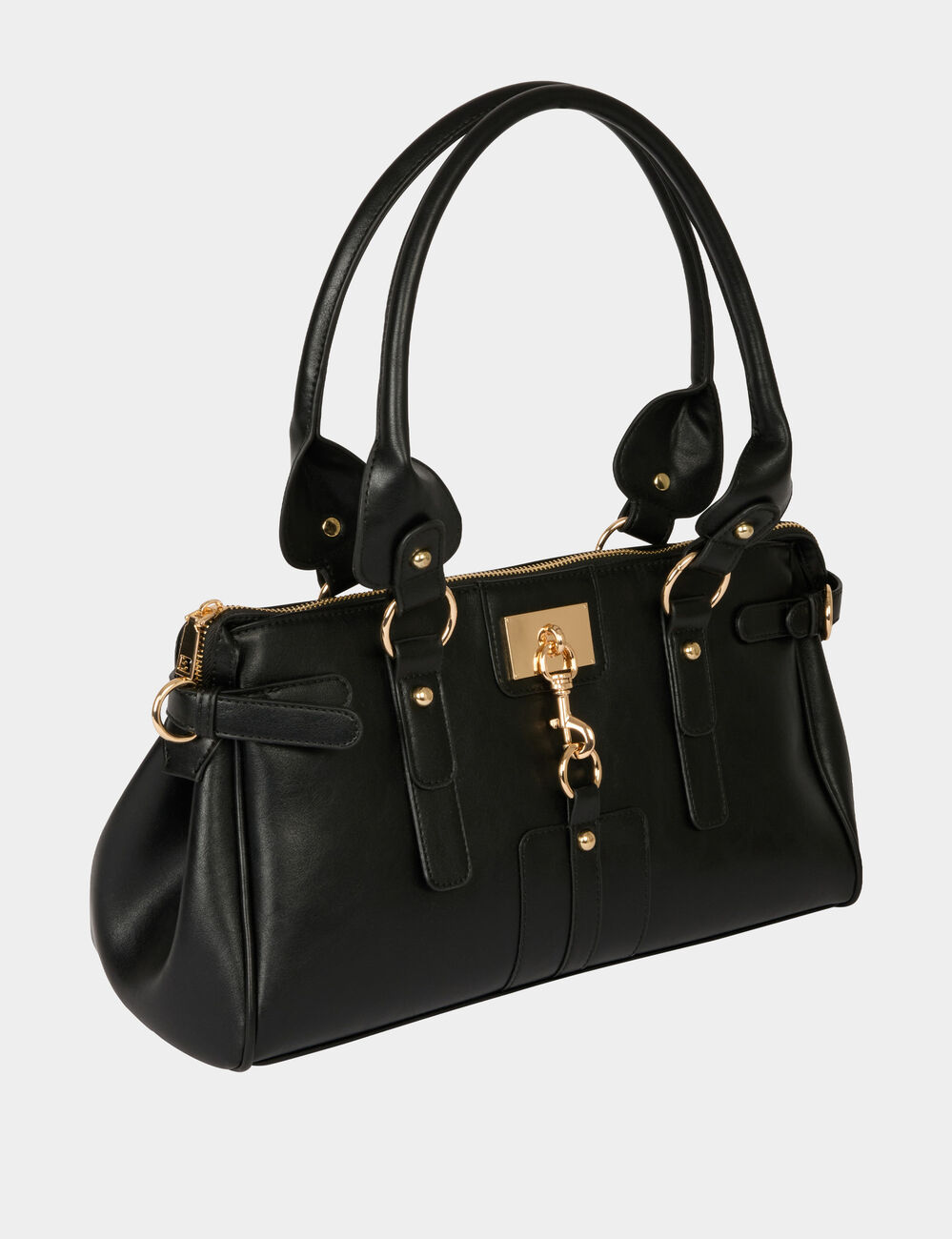 Sac similicuir port&eacute; &eacute;paule noir femme