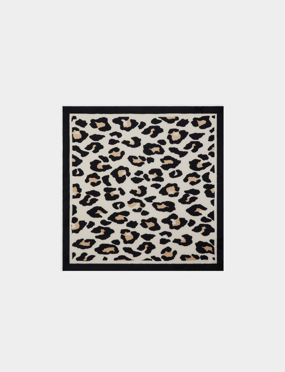 Foulard pliss&eacute; satin&eacute; multicolore femme