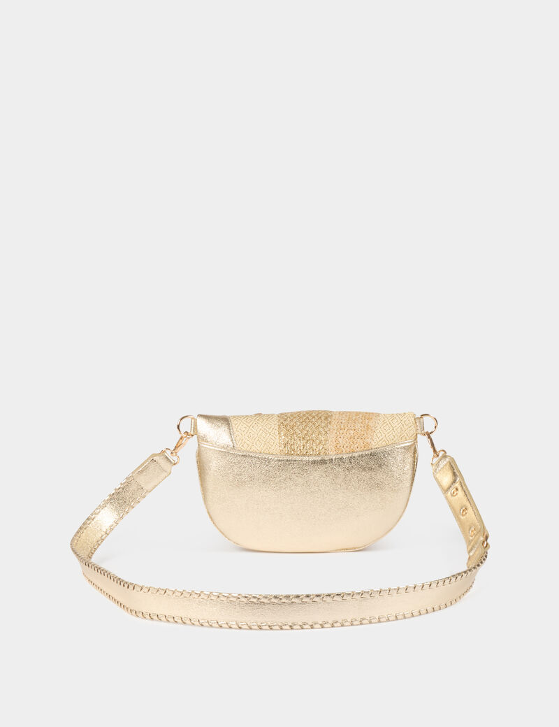 Metallic heuptas goudgeel vrouw
