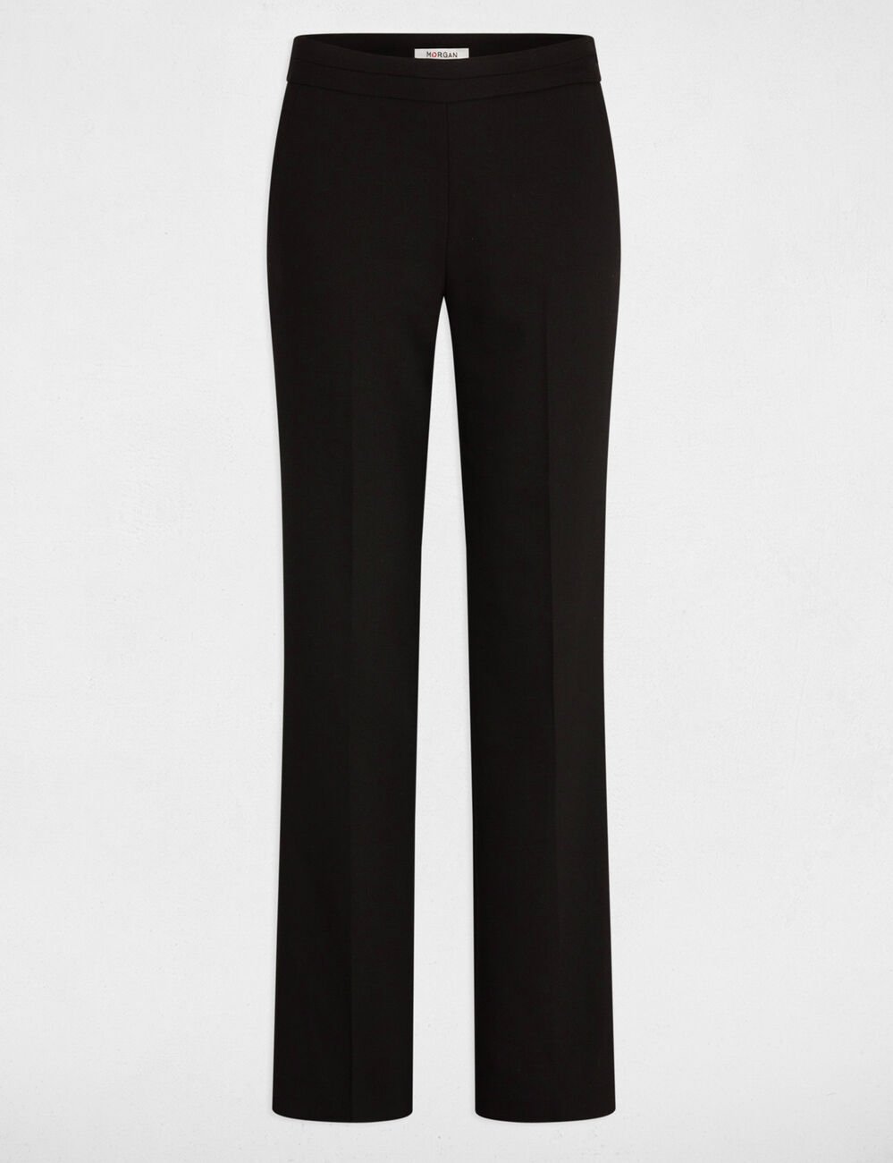 Pantalon ajusté noir femme