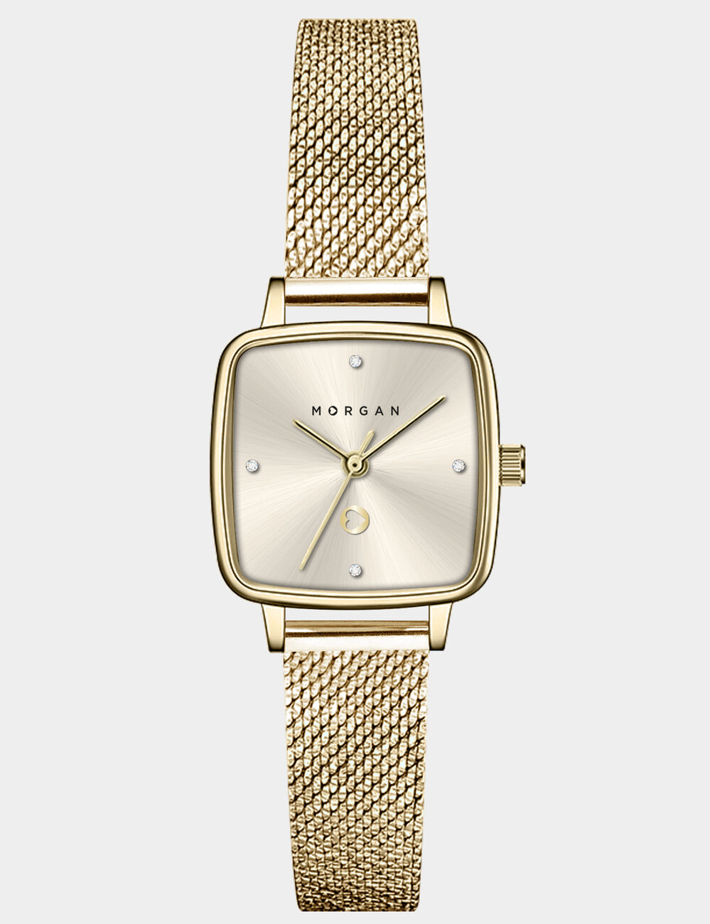 Montre jaune or femme