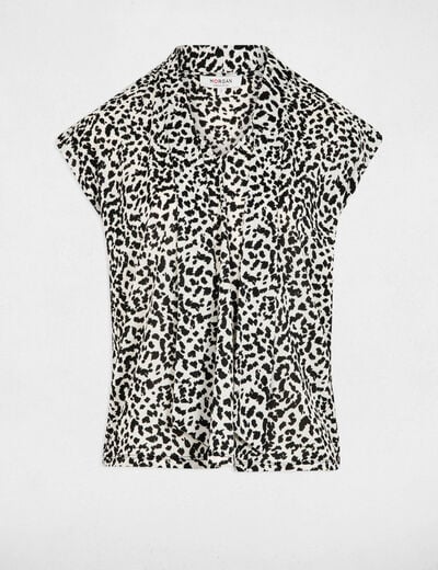 T-shirt manches courtes blanc femme