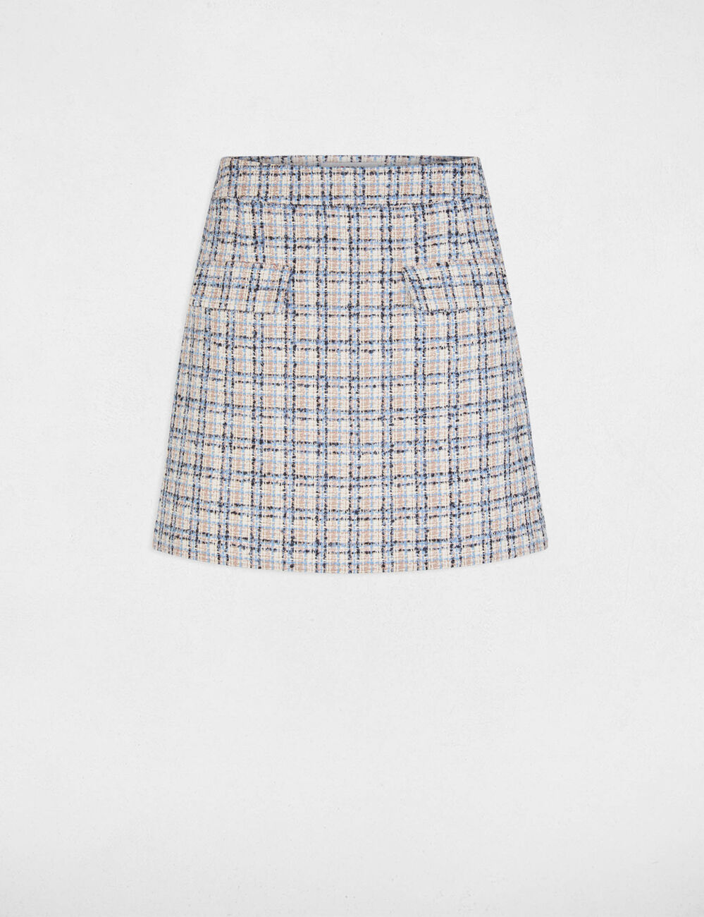 Korte zwierige rok meerkleurig vrouw