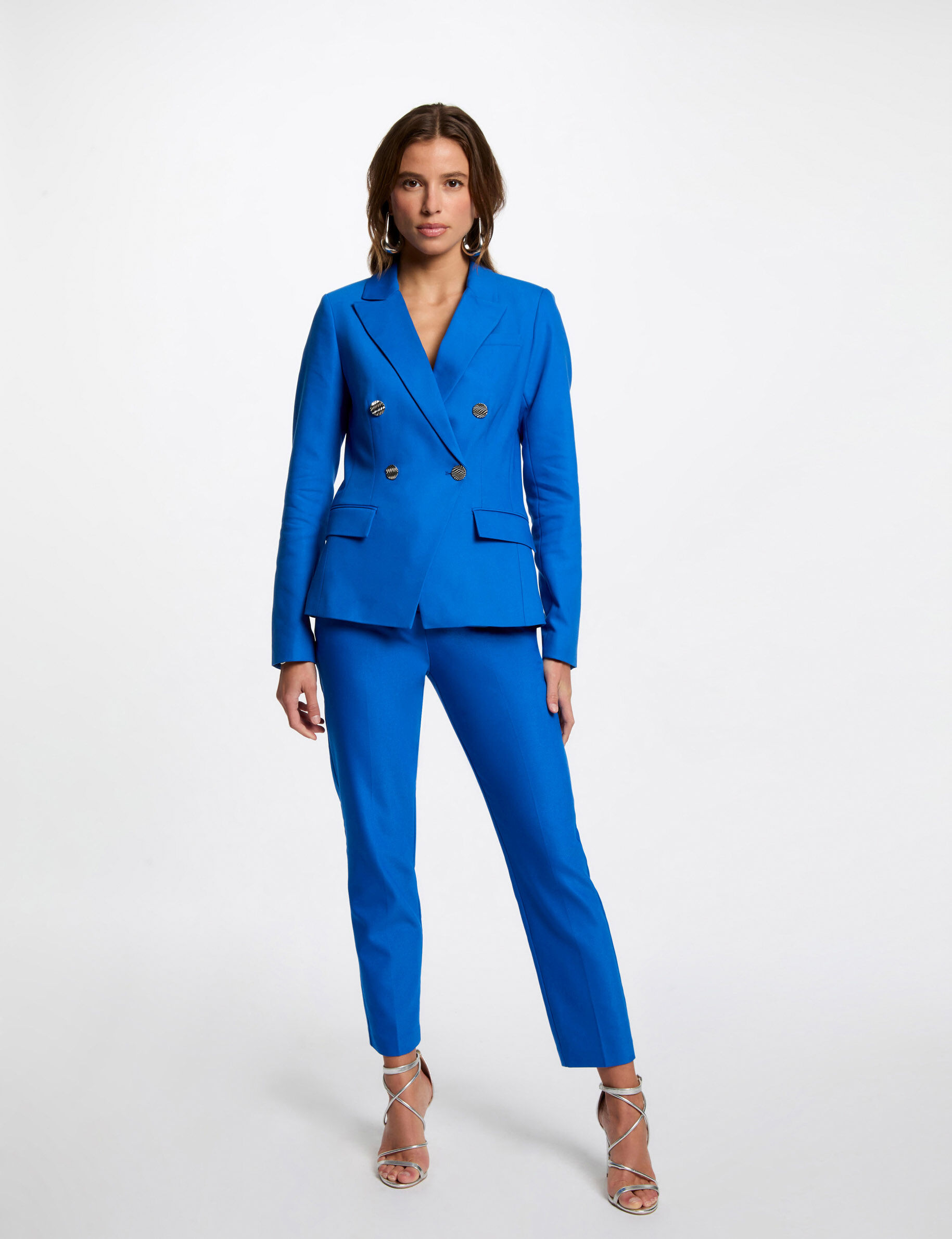 Veste Moschino Jeans Blazer Moschino Cheap And Chic Bleu