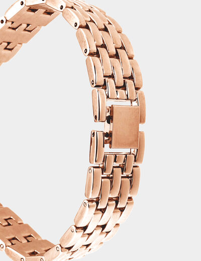 Montre classique rose femme