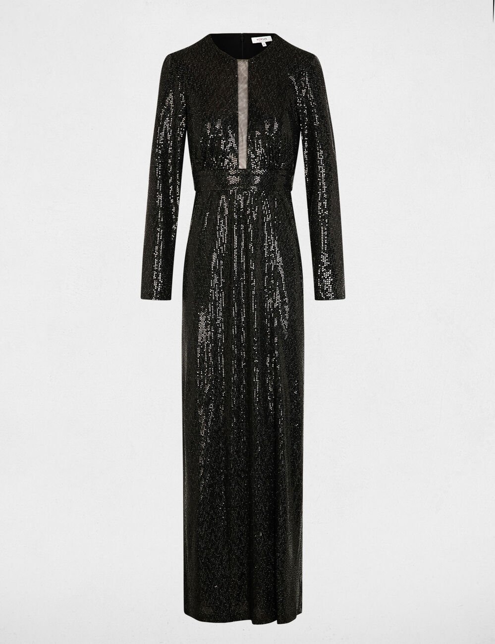robe longue manches longues noir femme zwart vrouw