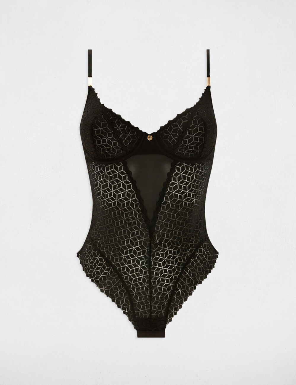 Body slip noir femme