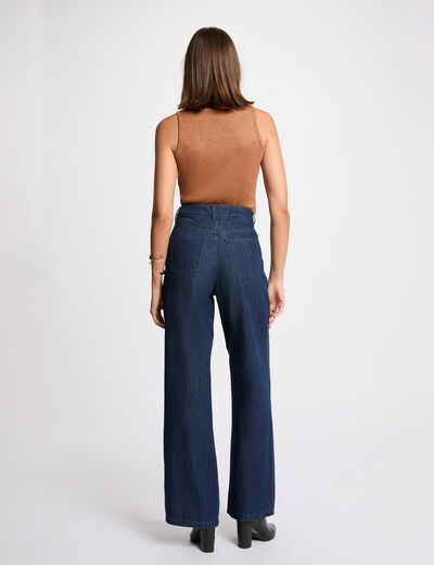 D&eacute;bardeur bretelles fines camel femme