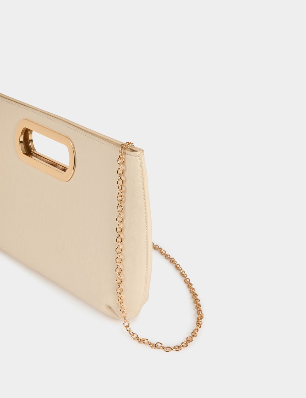 Simili-leren etui ivoor vrouw