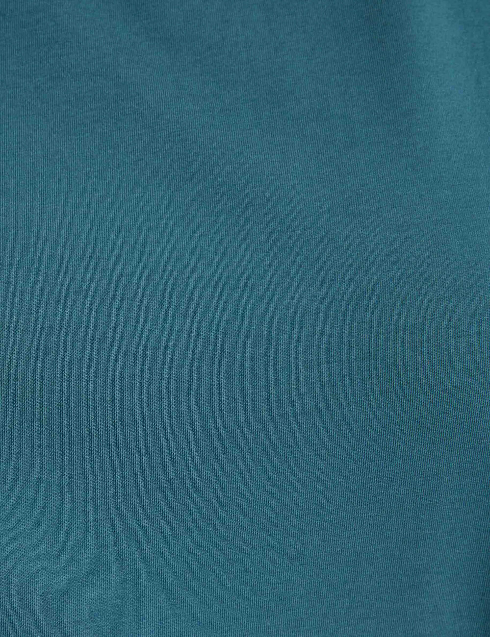 T-shirt met korte mouwen bleu pétrole vrouw