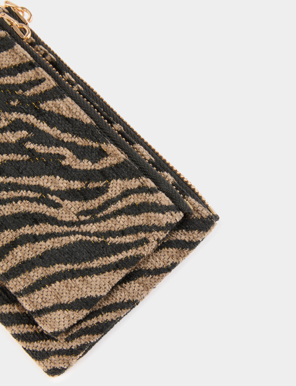 Compagnon tweed noir femme