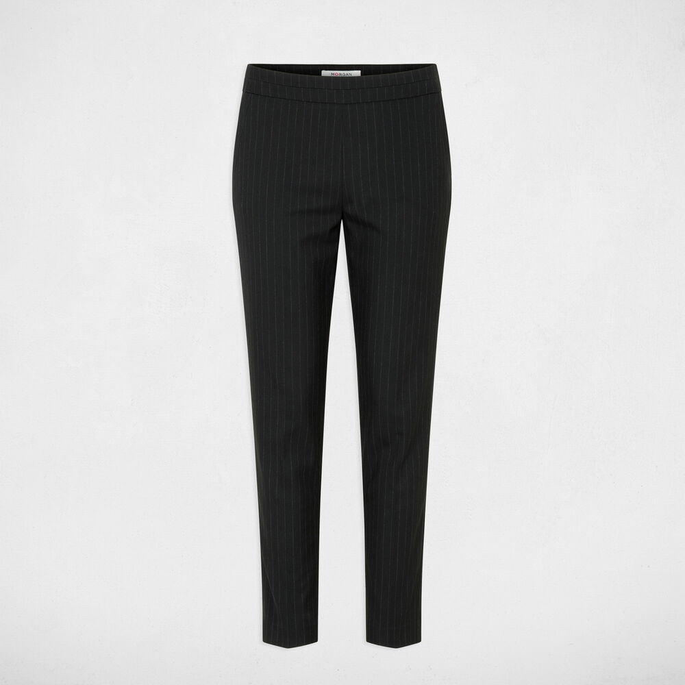 7/8 slim broek zwart vrouw