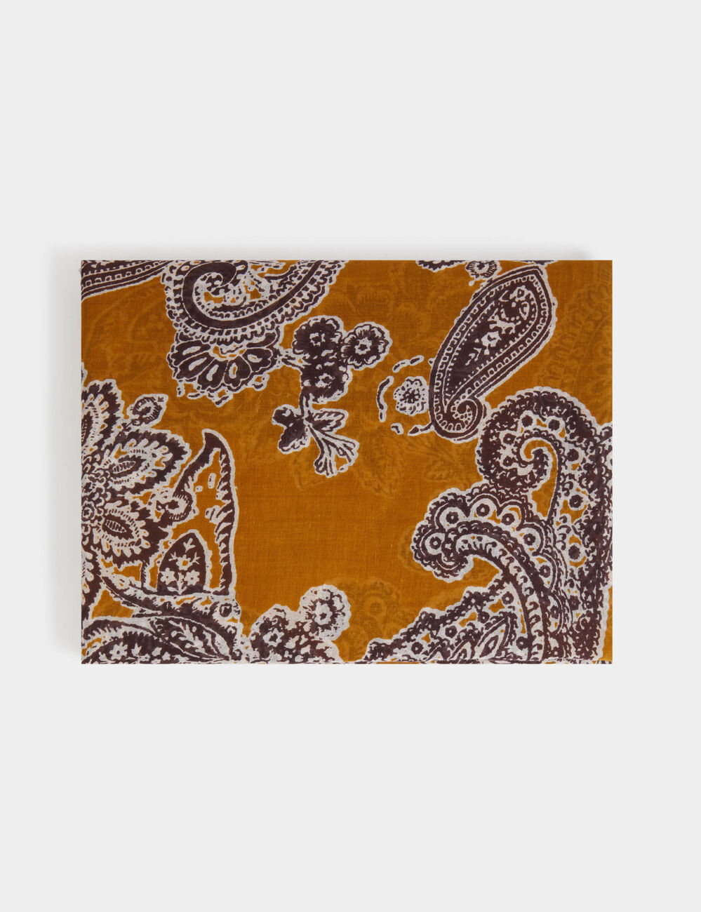 Sjaal met paisleyprint meerkleurig vrouw