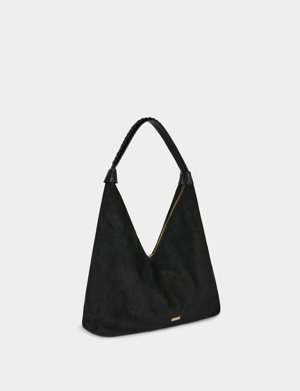Sac hobo su&eacute;dine noir femme