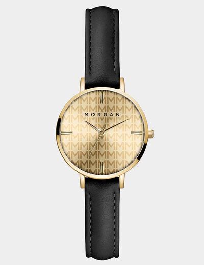 Horloge goudgeel vrouw