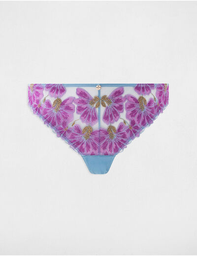 String van kant bleu vrouw