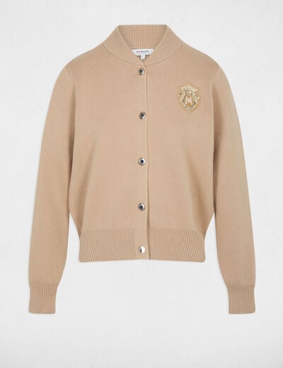 Teddy col trui camel vrouw