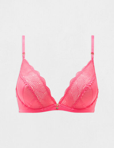 Soutien-gorge armatures rose femme
