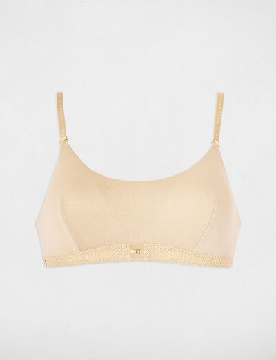 Bh met fijne bandjes beige vrouw