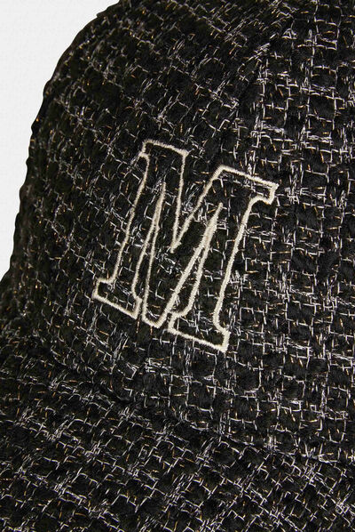Casquette « M » noir femme