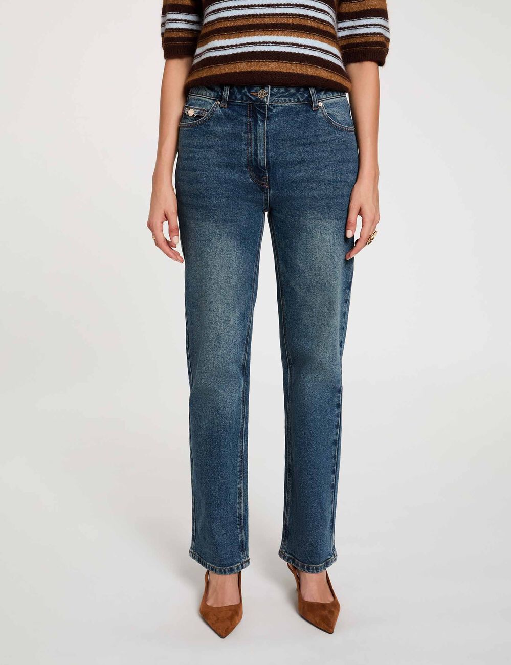stone washed denim vrouw