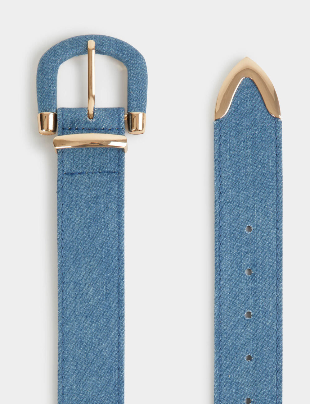 Riem voor jeans stone washed denim vrouw