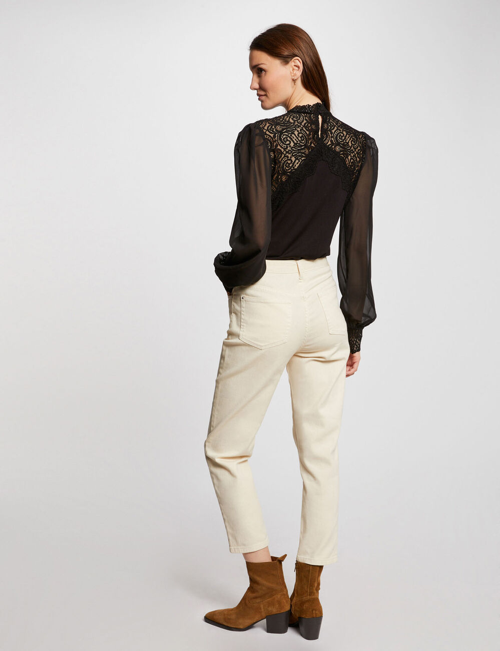 Body met kant zwart vrouw